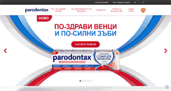 Desktop Screenshot of parodontax.bg