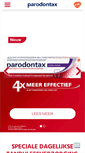 Mobile Screenshot of parodontax.be