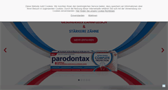 Desktop Screenshot of parodontax.at