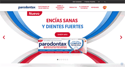 Desktop Screenshot of parodontax.es