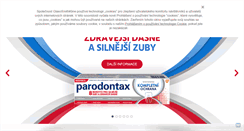 Desktop Screenshot of parodontax.cz