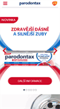 Mobile Screenshot of parodontax.cz